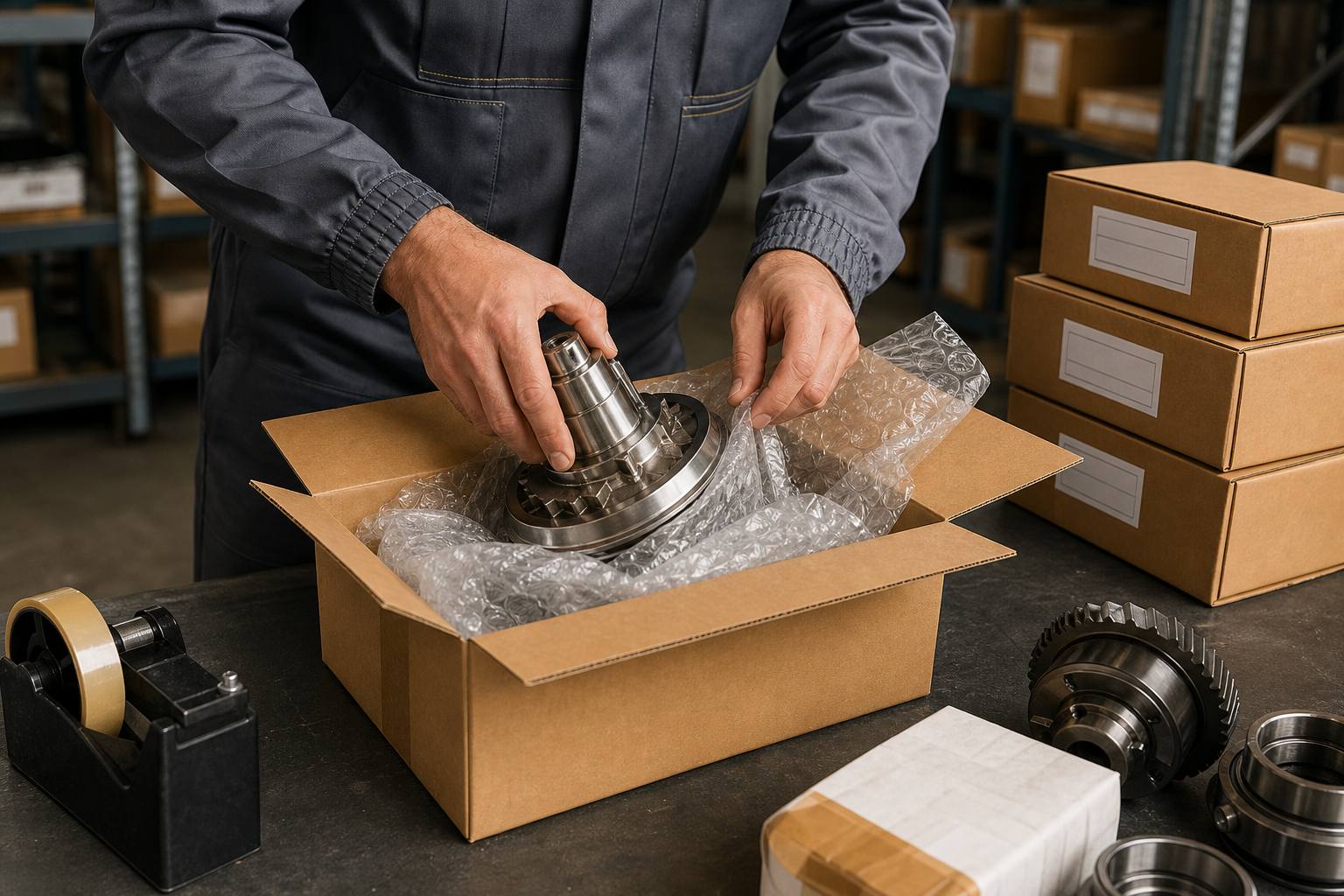 Wholesale parts order preparation at VG Parts
